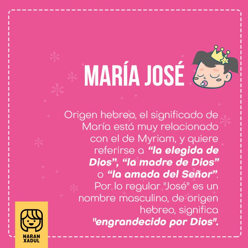 Significado del nombre María José